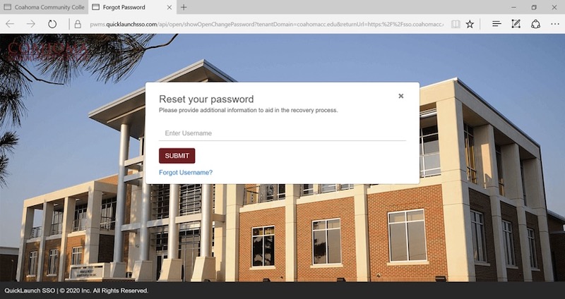 SSO Password Reset SSO Password Reset