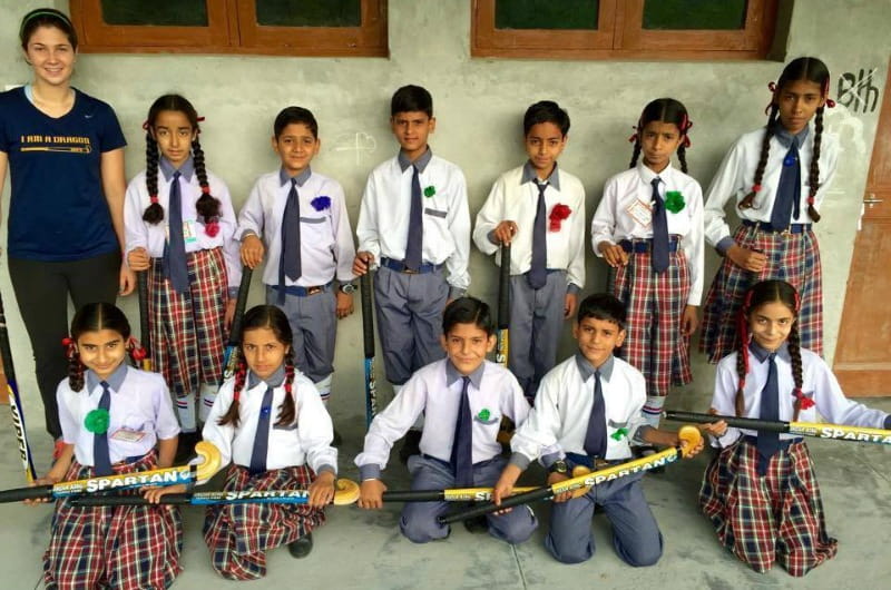 Alexandra Pickens on her co-op at a public school in India.