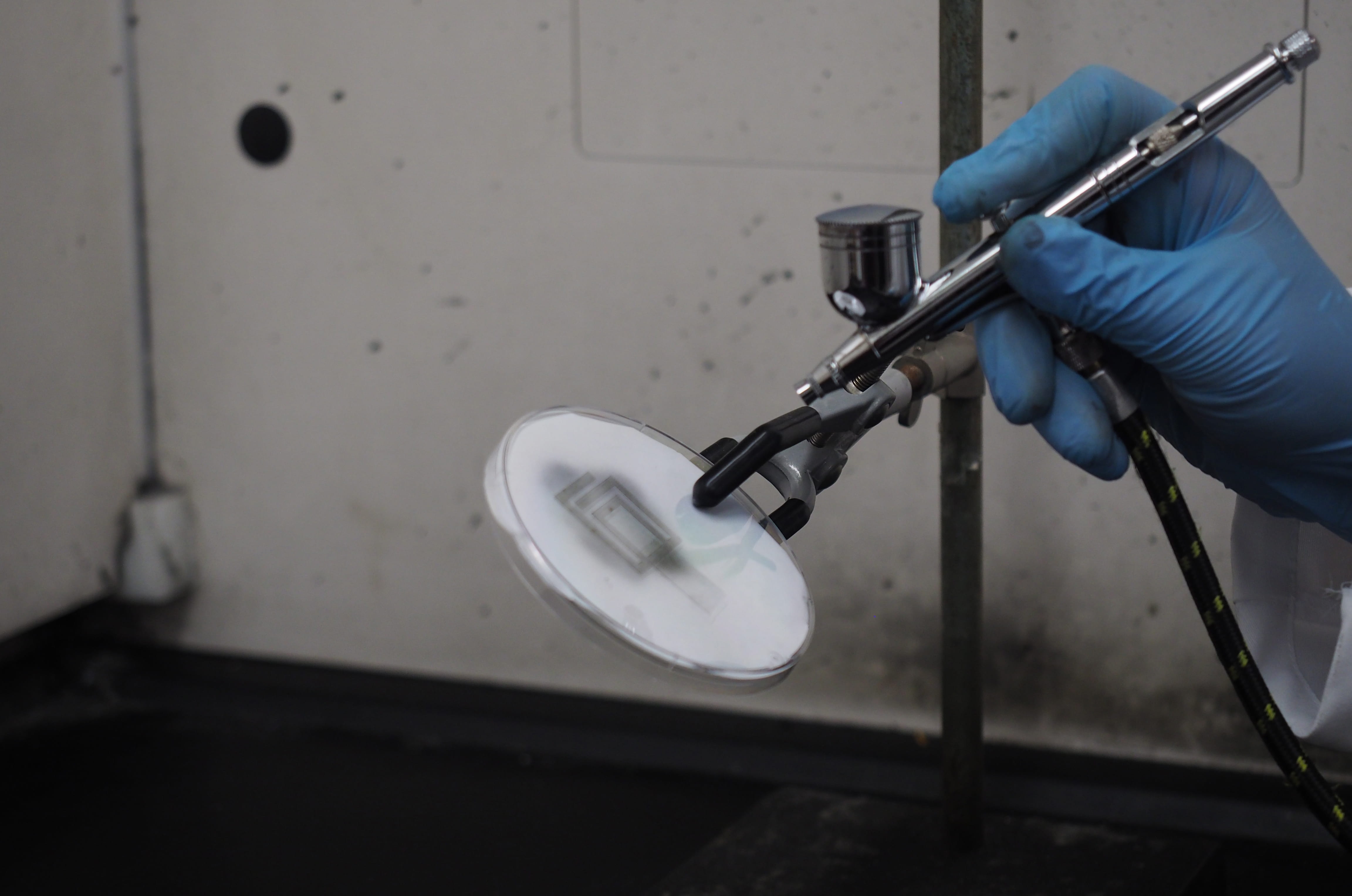 MXene spray antenna