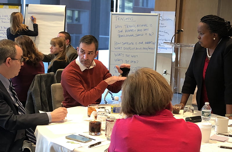 The members of the Executive Planning Committee attended a day-long retreat before winter break.