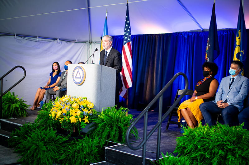 Drexel University President John Fry spoke to the Drexel community at Convocation.