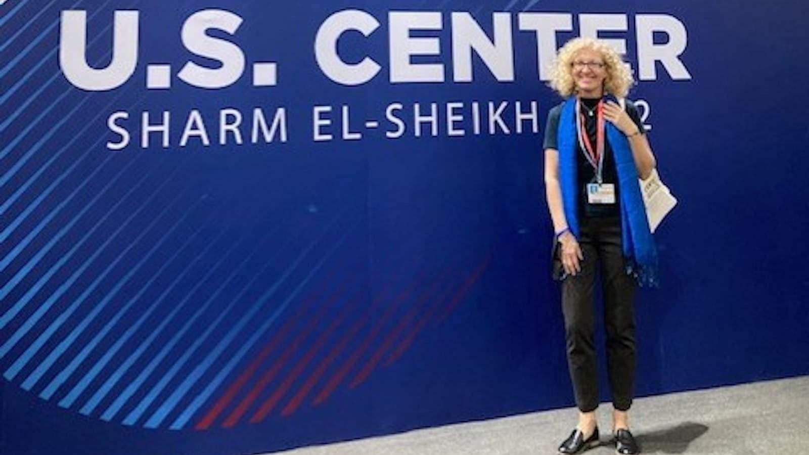 Professor Kristy Kelly at COP27