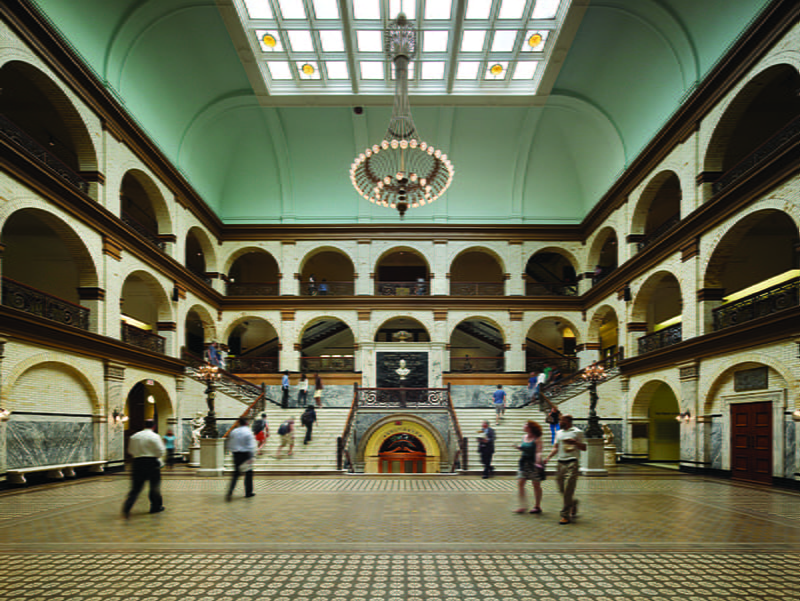 Main Building ceiling.
