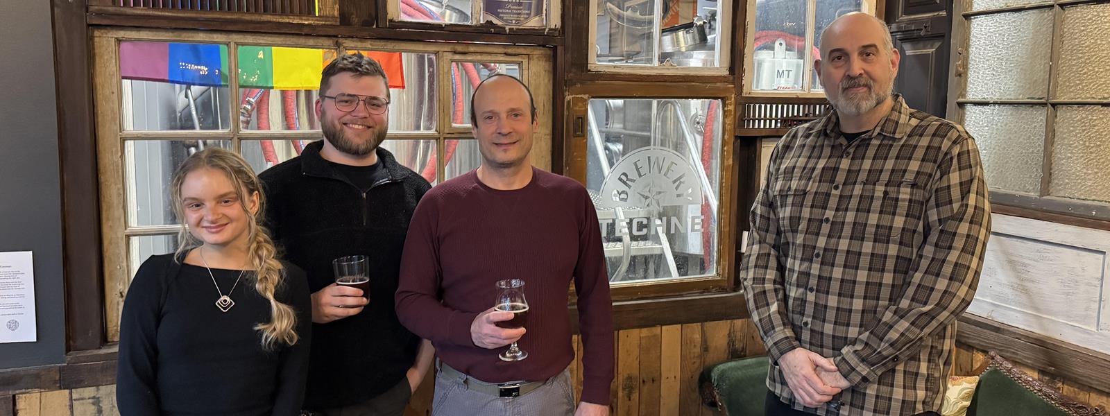 Thea Bertneski, Matthew Schaffner, Chuck Ziccardi and Jon Deutsch at Bar Hygge