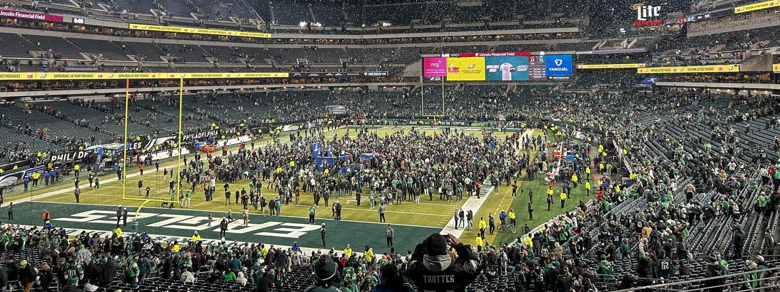 Eagles NFC celebration