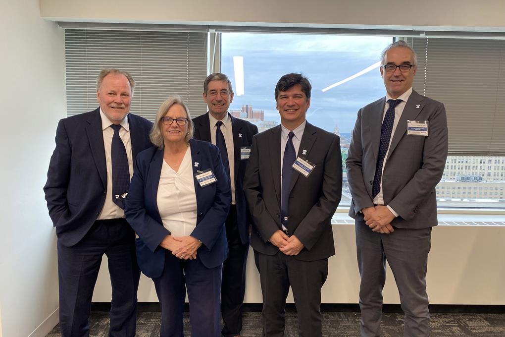 Drs. Brian Wigdahl, Noreen Robertson, Kenny Simansky, Mauricio Reginato and Alessandro Fatatis represented Drexel during a site visit when the National Cancer Institute assigned the consortium comprehensive status.
