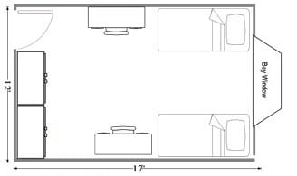 Traditional-style floor plan