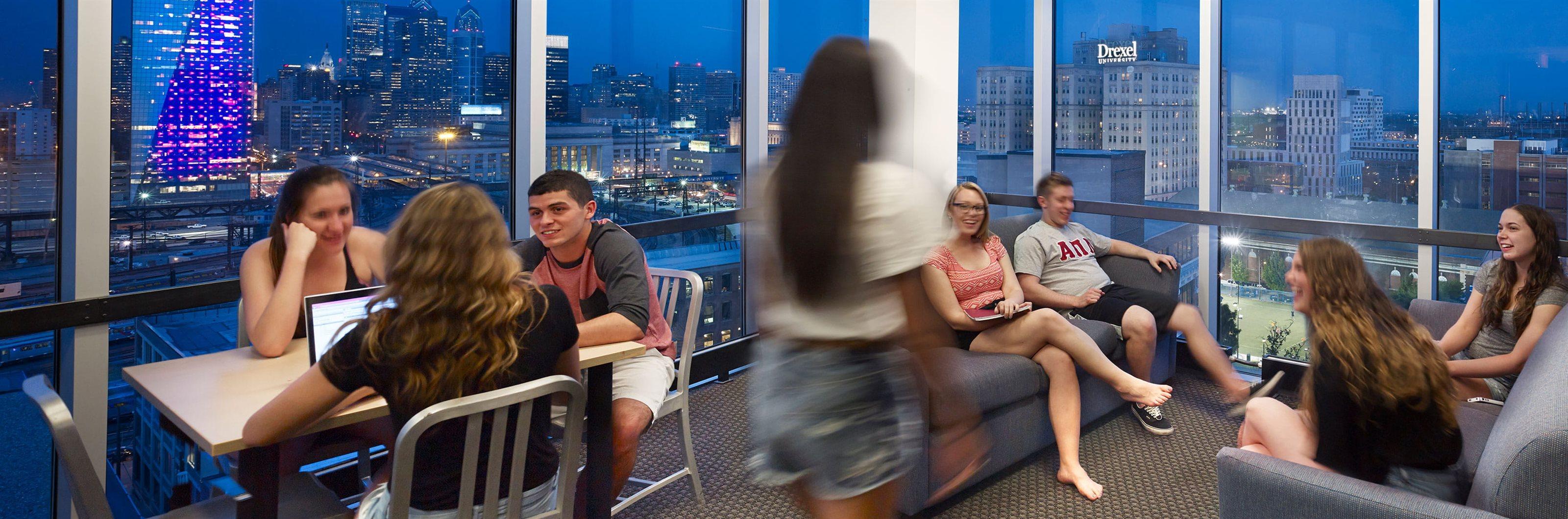 Race Street dorms lounge