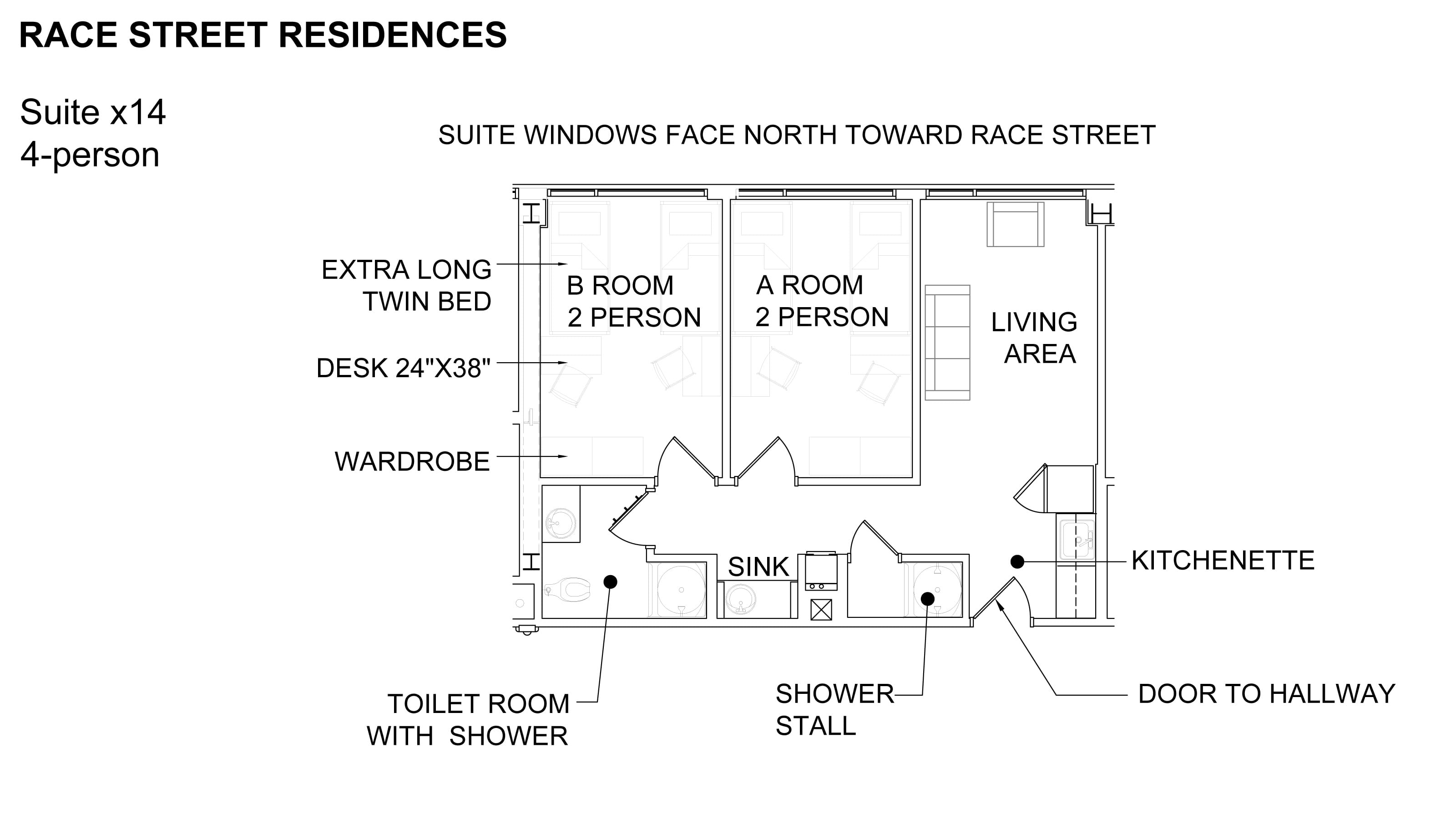 赛马街住宅 Suite Floor Plan