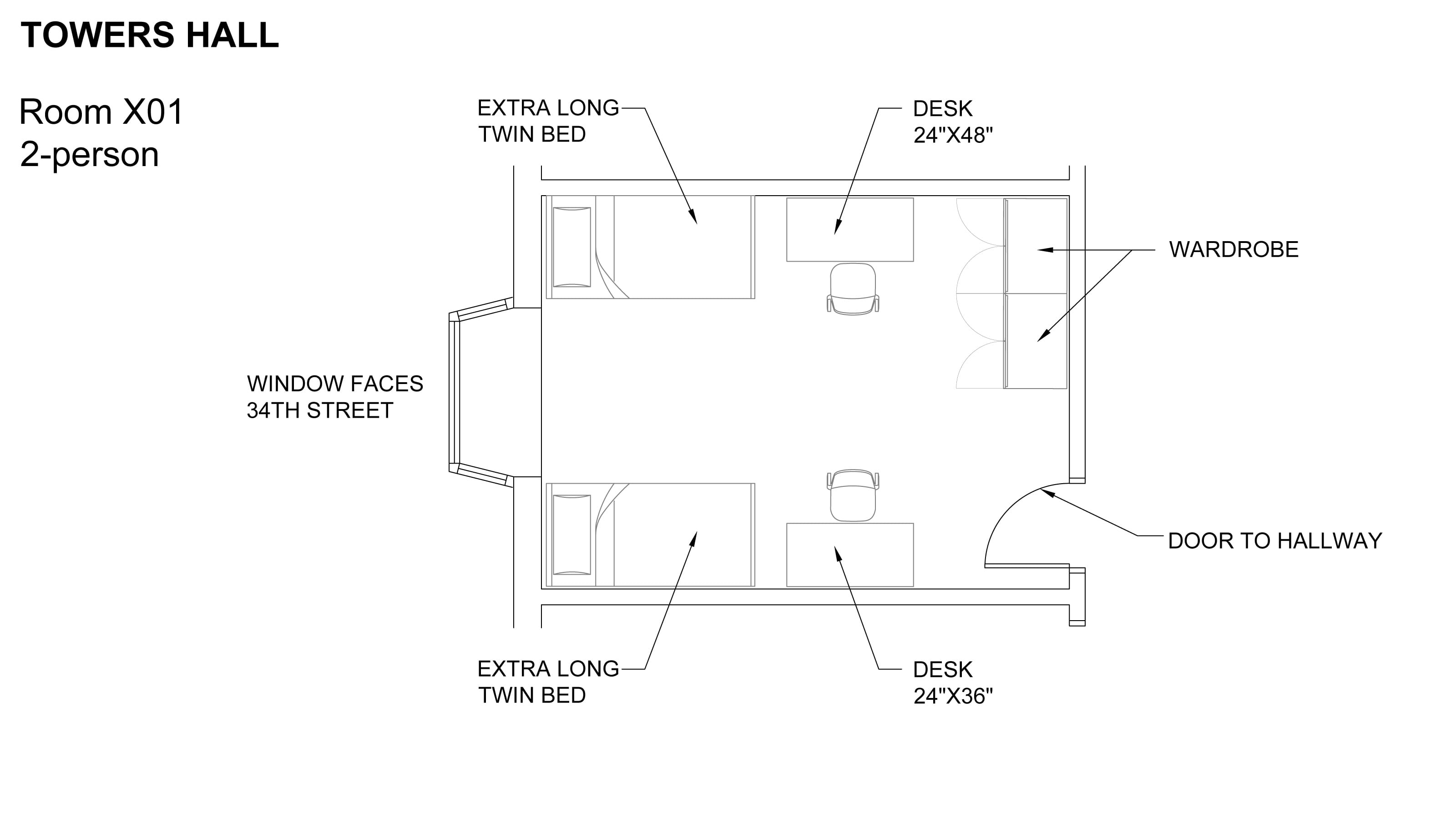 塔大厅 Room Floor Plan