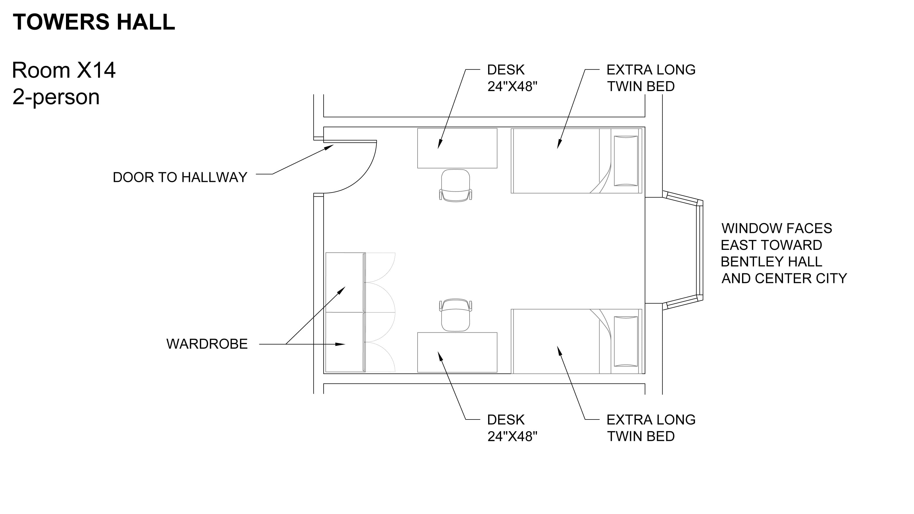 塔大厅 Room Floor Plan