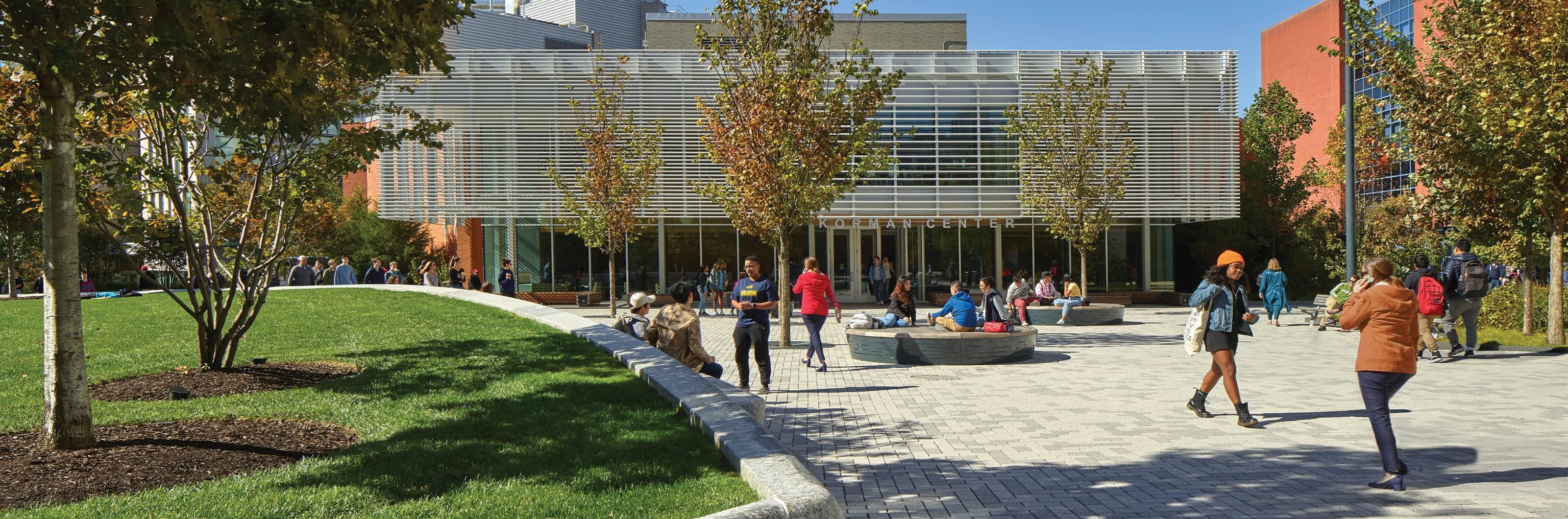 Korman Academic Quad. Drexel University Campus