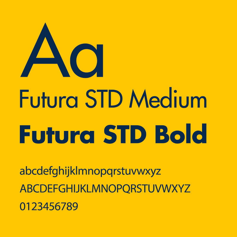 Experience Drexel Typeface examples Futura