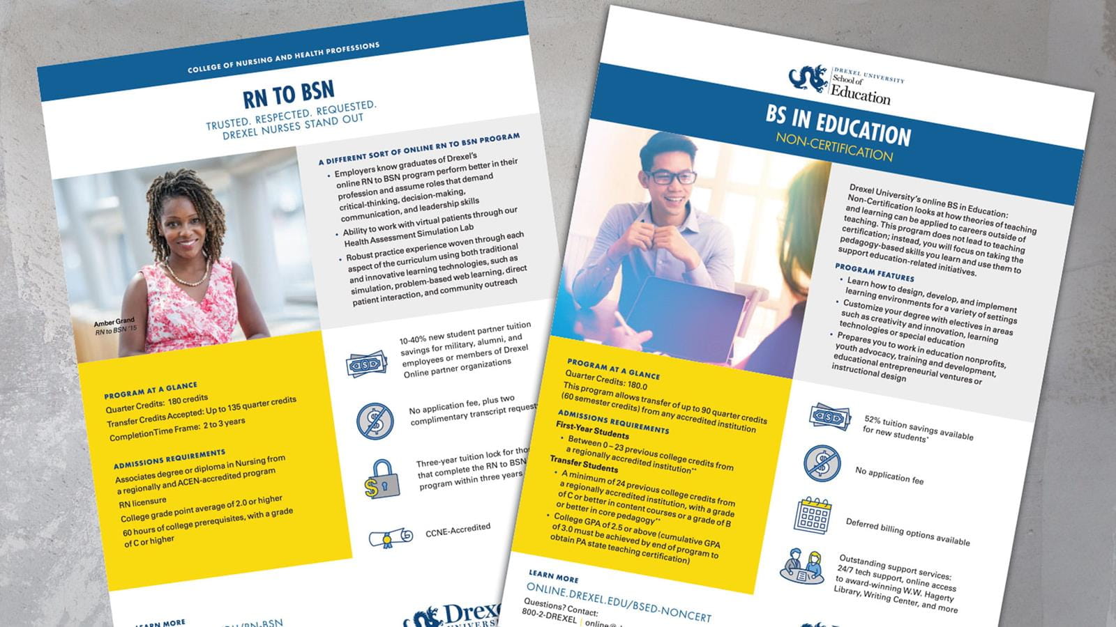 Brochure designs