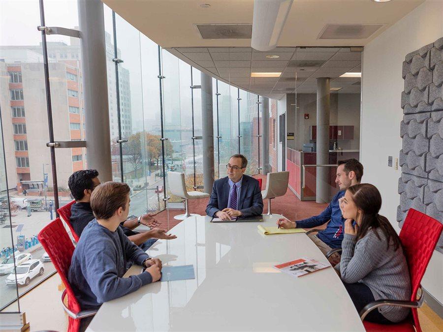People in a conference room