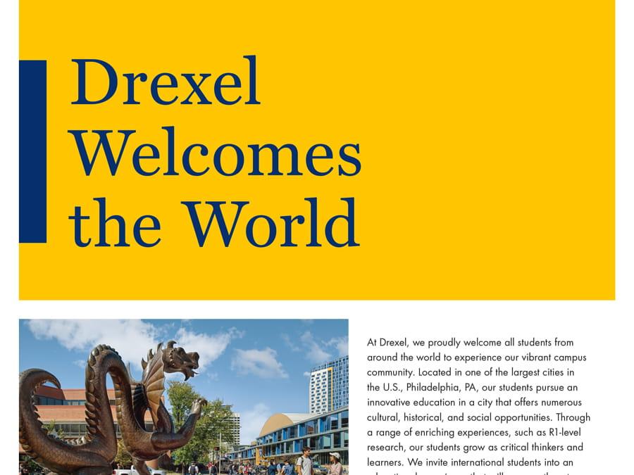 Drexel Welcomes the World