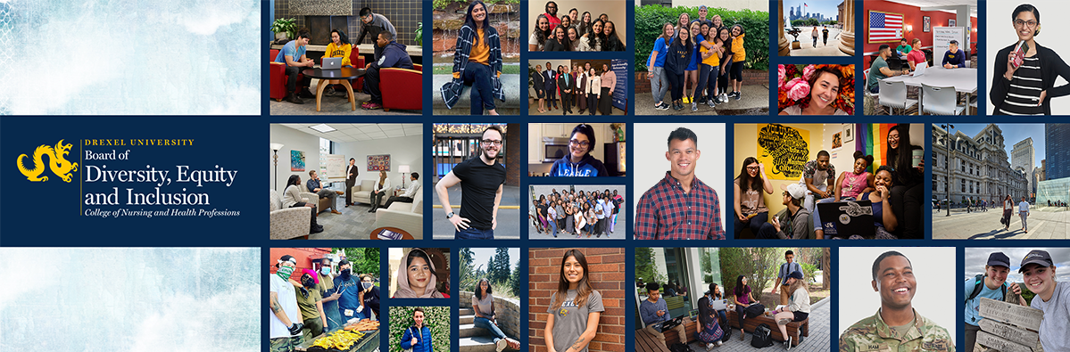 Board of Diversity, Equity and Inclusion photo collage