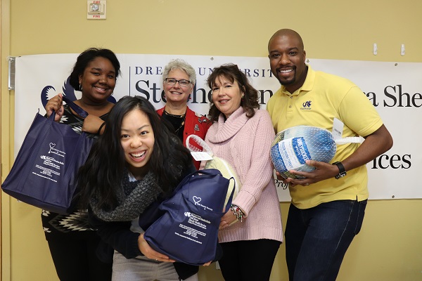 Center staff and Community Advisory Committee members pulled together to raise funding for the additional dinner basket items