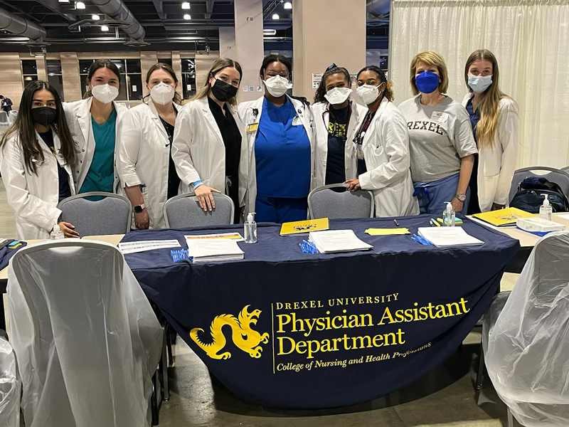 PA students and faculty at RAM event