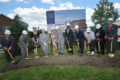 groundbreaking shoveling