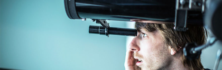 Drexel University Physics major uses a Meade LX200GPS Telescope with Schmidt-Cassegrain 16-inch Optics to study astronomy