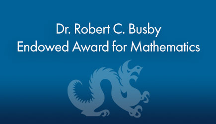 Drexel College of Arts and Sciences Dr. Robert C. Busby Endowed Award for Mathematics