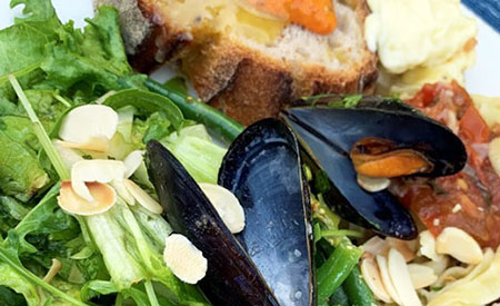 Typical cuisine in Collioure, France