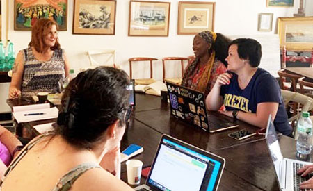 StoryLab Writing Retreat class in Collioure, France