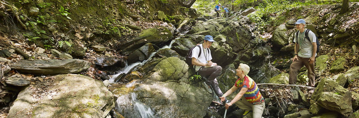 Drexel Students and Faculty in the field