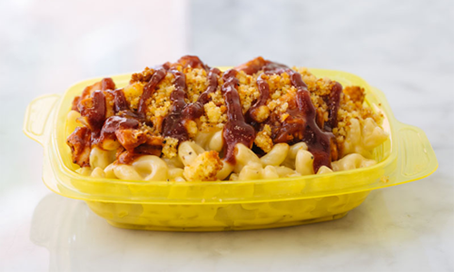 Mac Mart BBQ in a bowl