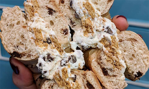 S’MORES BAGEL @ SCHMEAR IT