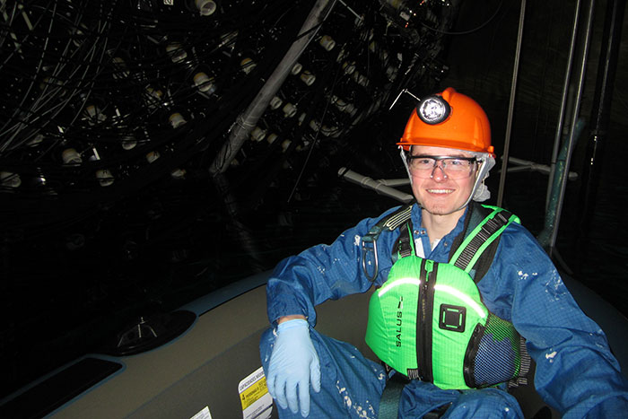 student Edward Callaghan