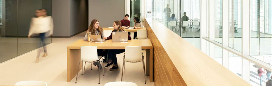 The Drexel Writing Center is located inside the Korman Center on campus.