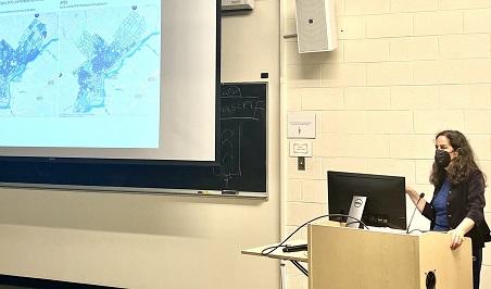 Dr. Bettigole speaking at Dornsife SPH