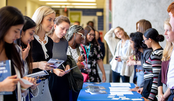New Dornsife students arrive for the 2019 Pinning Ceremony