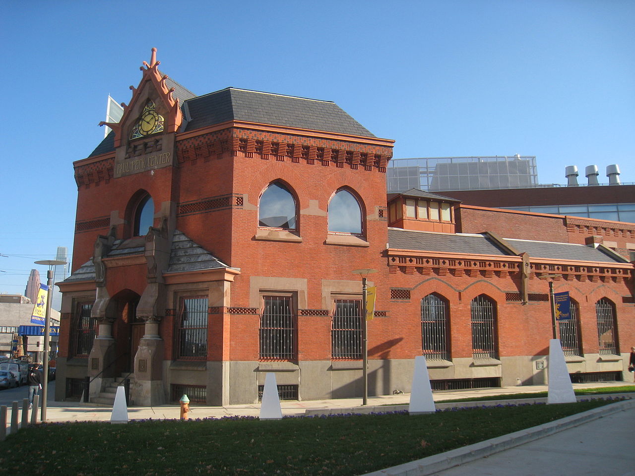 Exterior of the Paul Peck Alumni Center Building