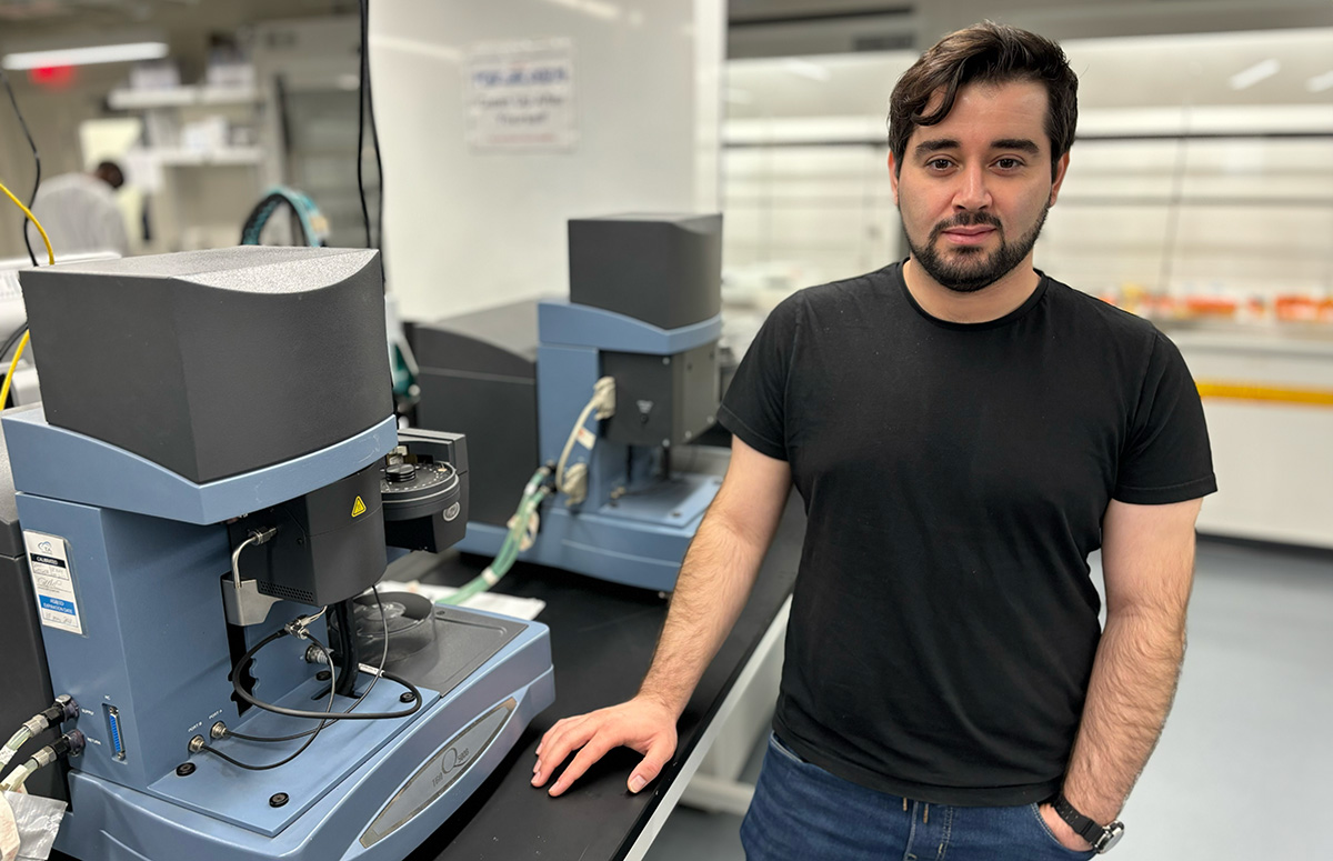 Doctoral Student Helps Create Innovative Self-Healing Concrete Additive image