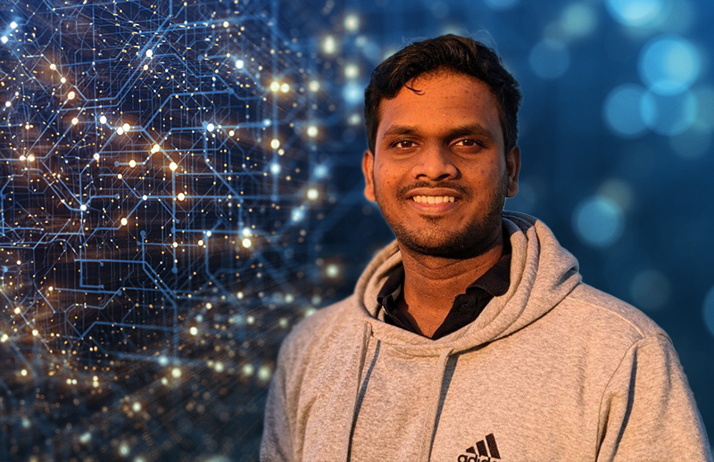 “Being able to take a job while I was working on my degree meant I could maintain a level of financial stability and learn while I worked,” Vigneswar recalled.
