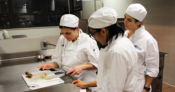 MS in Culinary Arts and Science students