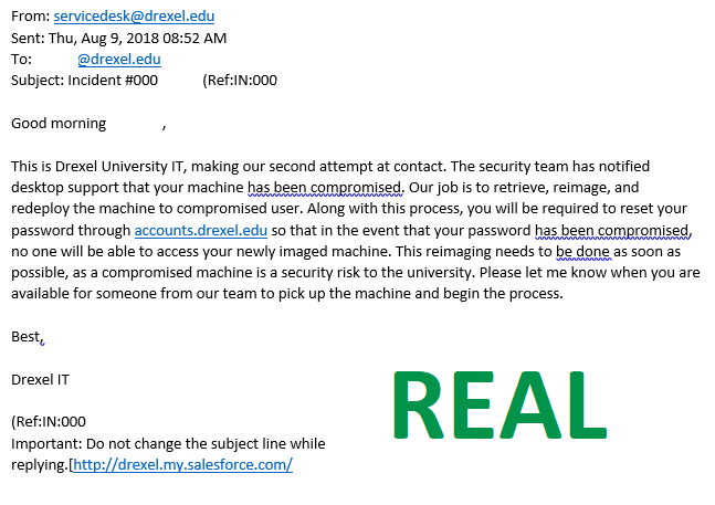 Comped Account Email REAL