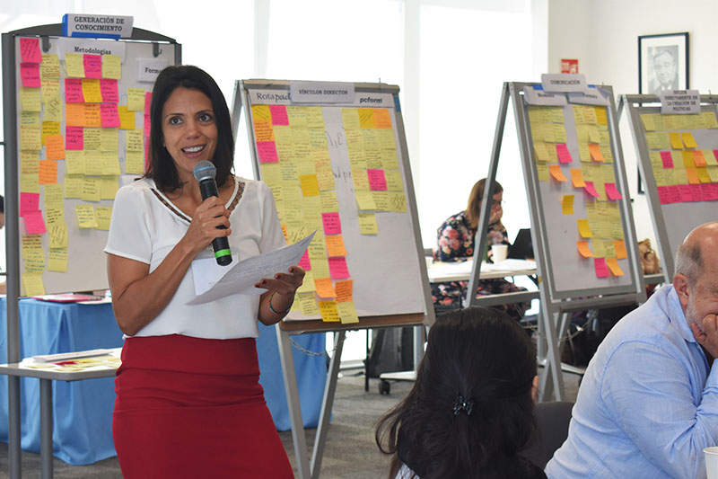 Participant sharing group discussion 