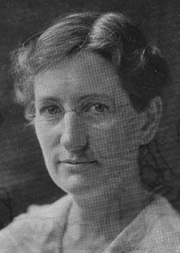 Martha Tracy as Dean, 1918 (The Legacy Center Archives and Special Collections)