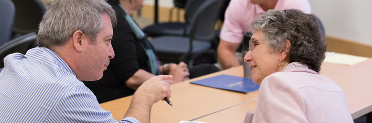 Participants at a Drexel University College of Medicine continuing medical education program.