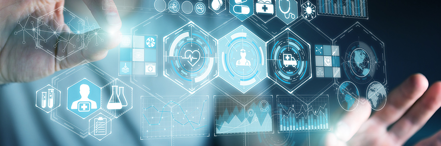 Digital medical interface.