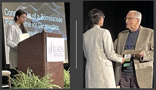 Kayla Socarras, PhD candidate in the Department of Microbiology and Immunology is the 2022 recipient of the Neil Spector Humanitarian Award.