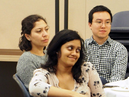Drexel graduate students at C.H.A.T. International, a comprehensive information session for Drexel international students, on Tuesday, February 14, 2017.