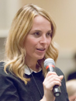 Drexel Reginato Lab - Kelly Whelan, platform presentation judge at Discovery Day 2018.