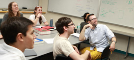 Biomedical Studies program graduate students in the classroom at Drexel University College of Medicine.