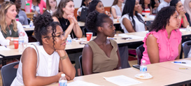 Drexel Pathway to Medical School graduate students at orientation.