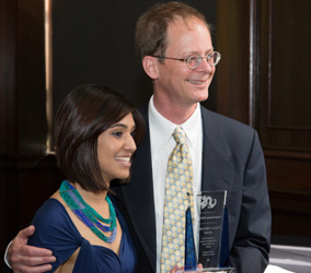 Richard Huneke and Athena Patel
